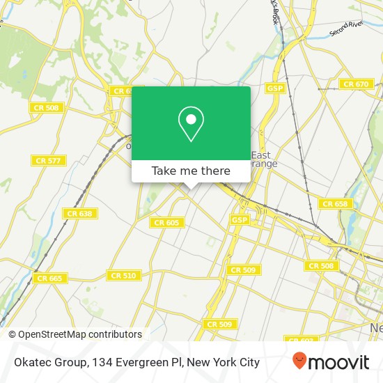 Mapa de Okatec Group, 134 Evergreen Pl