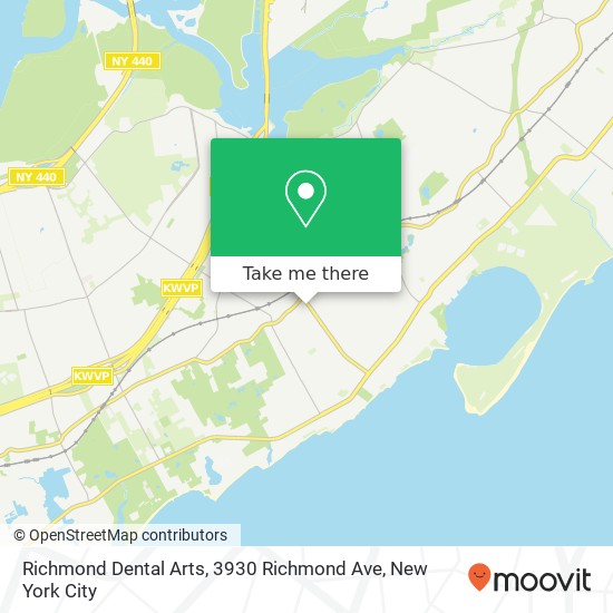 Mapa de Richmond Dental Arts, 3930 Richmond Ave