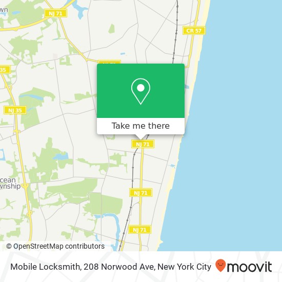 Mobile Locksmith, 208 Norwood Ave map