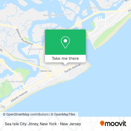 Mapa de Sea Isle City Jitney