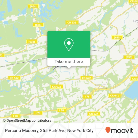 Mapa de Percario Masonry, 355 Park Ave