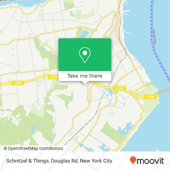 Schnitzel & Things, Douglas Rd map