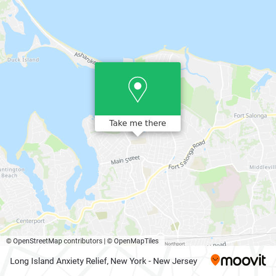 Mapa de Long Island Anxiety Relief