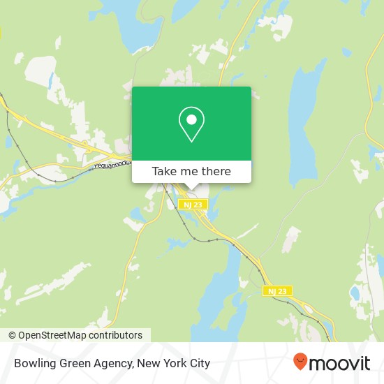 Mapa de Bowling Green Agency
