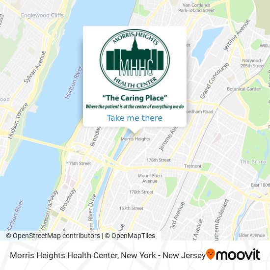 Morris Heights Health Center map