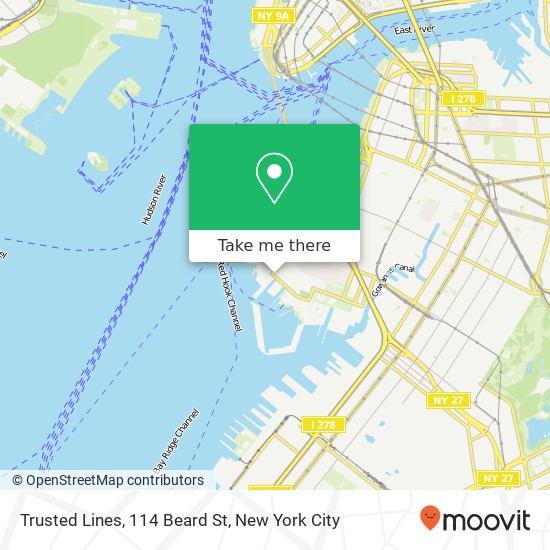 Trusted Lines, 114 Beard St map