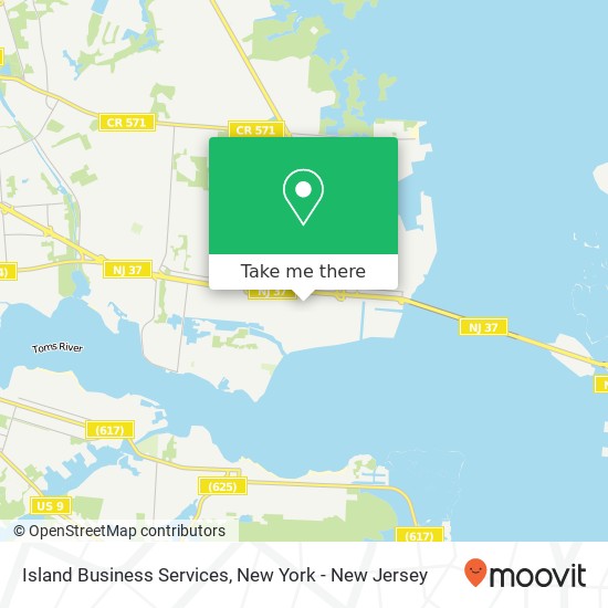 Mapa de Island Business Services, Barnegat Ave