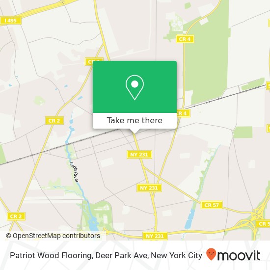 Mapa de Patriot Wood Flooring, Deer Park Ave