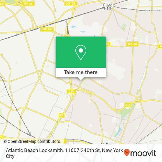 Atlantic Beach Locksmith, 11607 240th St map