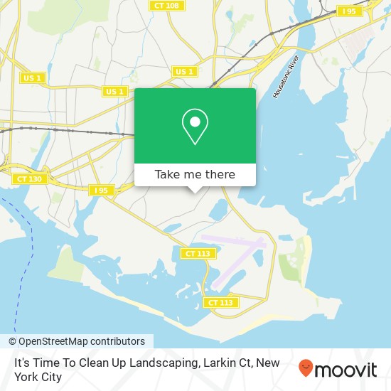 It's Time To Clean Up Landscaping, Larkin Ct map