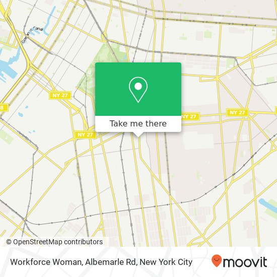 Workforce Woman, Albemarle Rd map