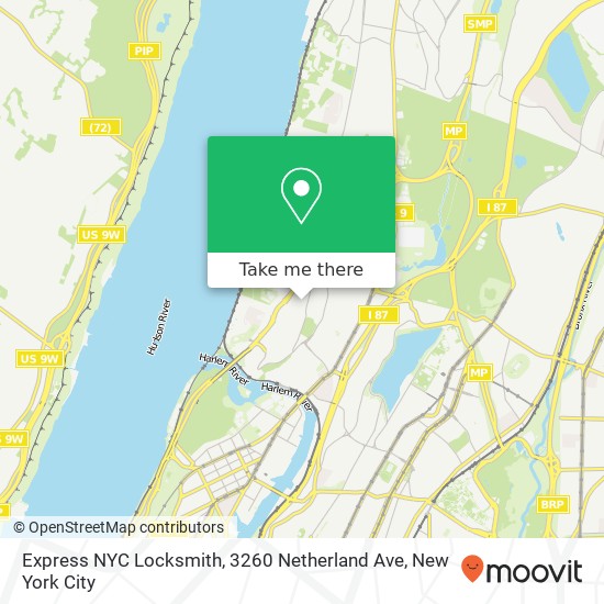 Express NYC Locksmith, 3260 Netherland Ave map