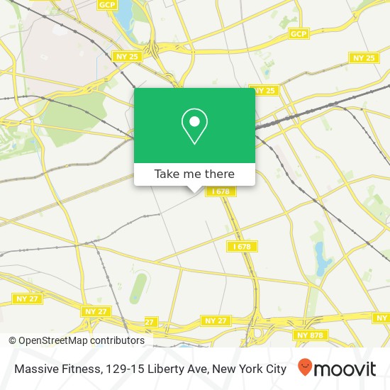 Mapa de Massive Fitness, 129-15 Liberty Ave