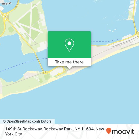 Mapa de 149th St Rockaway, Rockaway Park, NY 11694