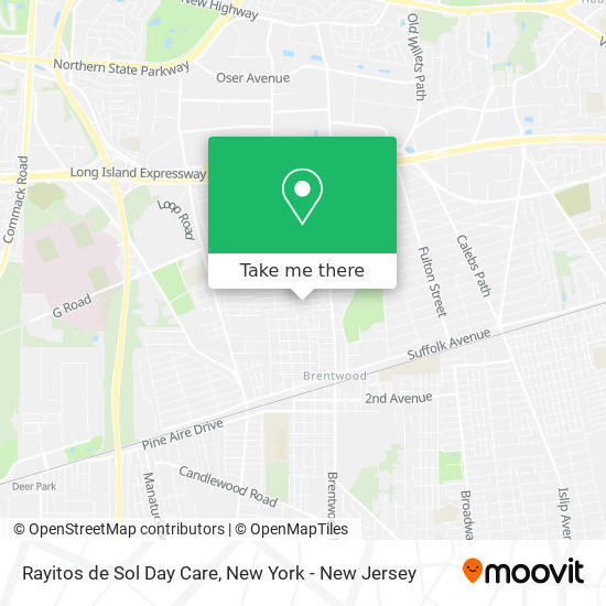 Rayitos de Sol Day Care map