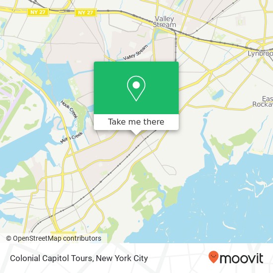 Colonial Capitol Tours map