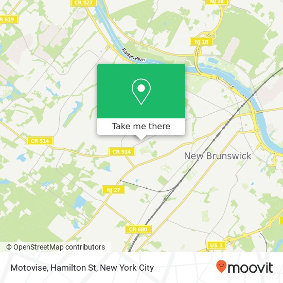 Motovise, Hamilton St map