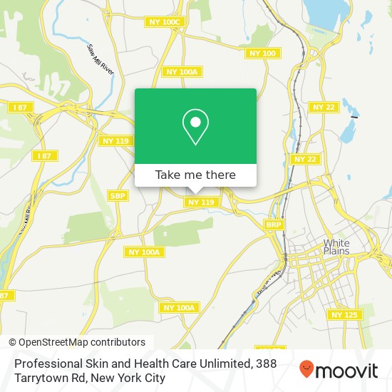 Professional Skin and Health Care Unlimited, 388 Tarrytown Rd map