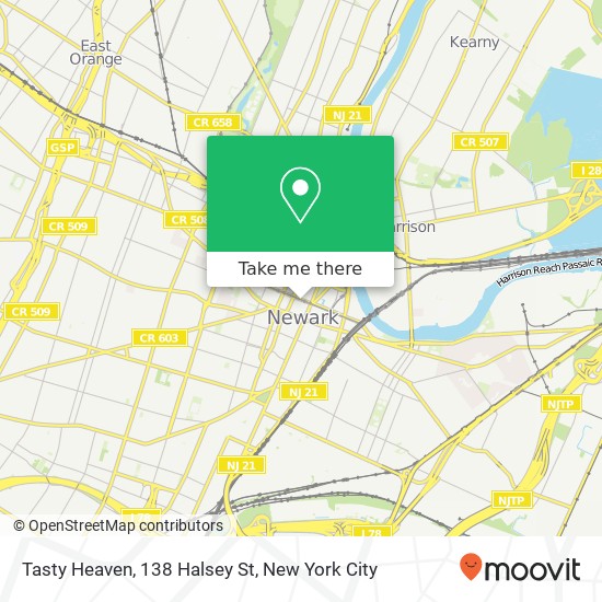 Mapa de Tasty Heaven, 138 Halsey St