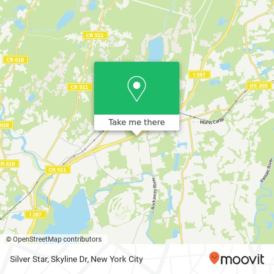 Mapa de Silver Star, Skyline Dr