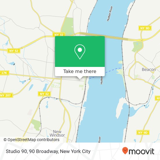 Mapa de Studio 90, 90 Broadway