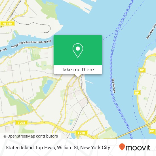 Mapa de Staten Island Top Hvac, William St