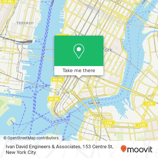 Ivan David Engineers & Associates, 153 Centre St map
