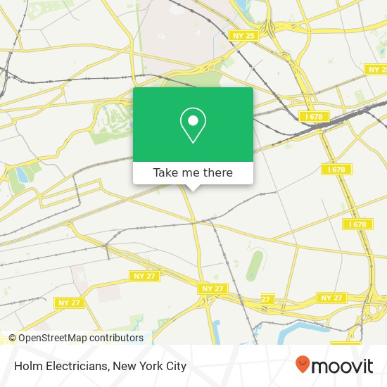 Holm Electricians map