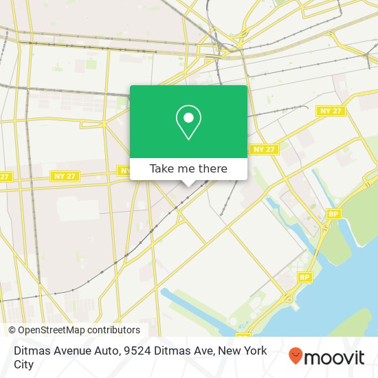 Ditmas Avenue Auto, 9524 Ditmas Ave map