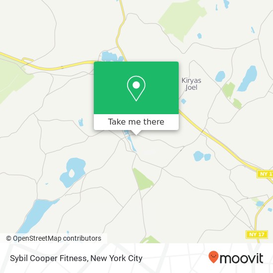 Sybil Cooper Fitness, Stage Rd map