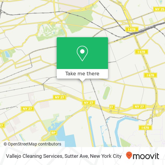 Mapa de Vallejo Cleaning Services, Sutter Ave