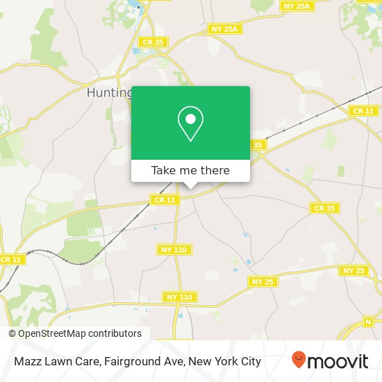 Mapa de Mazz Lawn Care, Fairground Ave