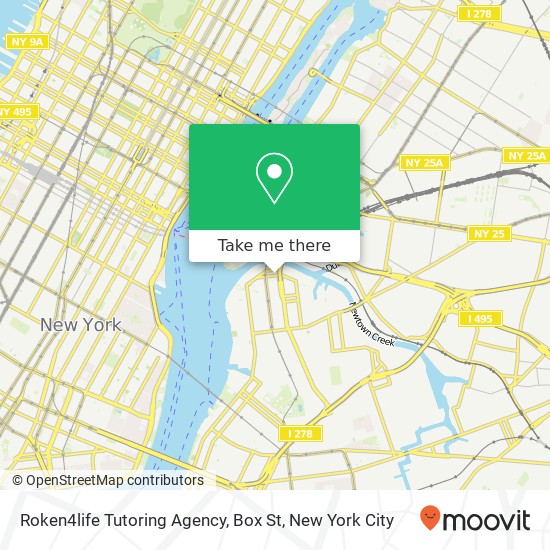 Mapa de Roken4life Tutoring Agency, Box St