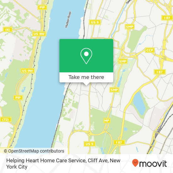 Mapa de Helping Heart Home Care Service, Cliff Ave