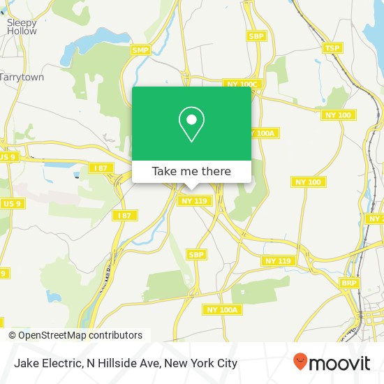 Mapa de Jake Electric, N Hillside Ave