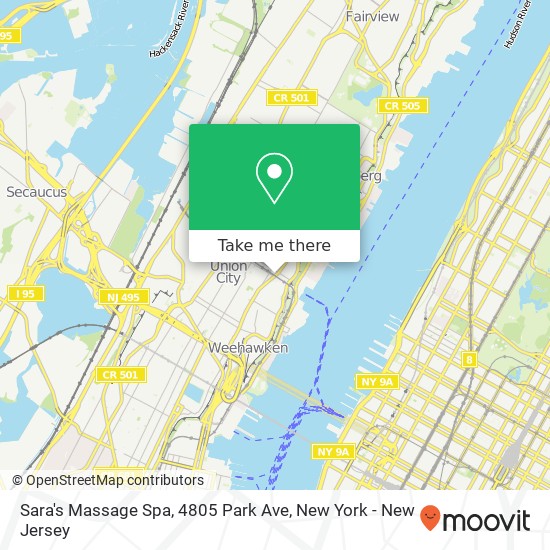 Sara's Massage Spa, 4805 Park Ave map