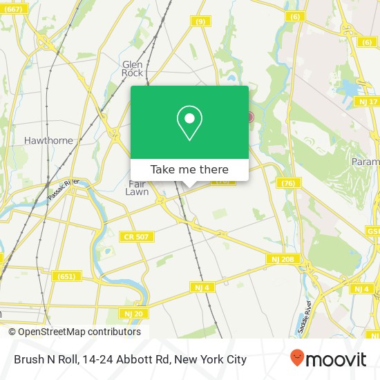 Brush N Roll, 14-24 Abbott Rd map