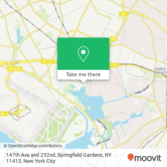 Mapa de 147th Ave and 232nd, Springfield Gardens, NY 11413