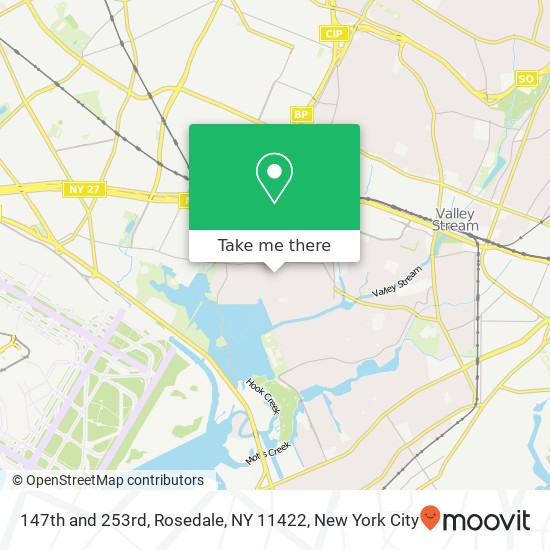 Mapa de 147th and 253rd, Rosedale, NY 11422