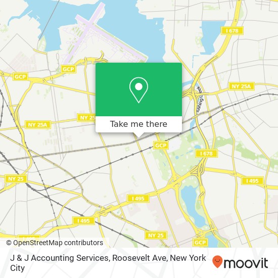 J & J Accounting Services, Roosevelt Ave map