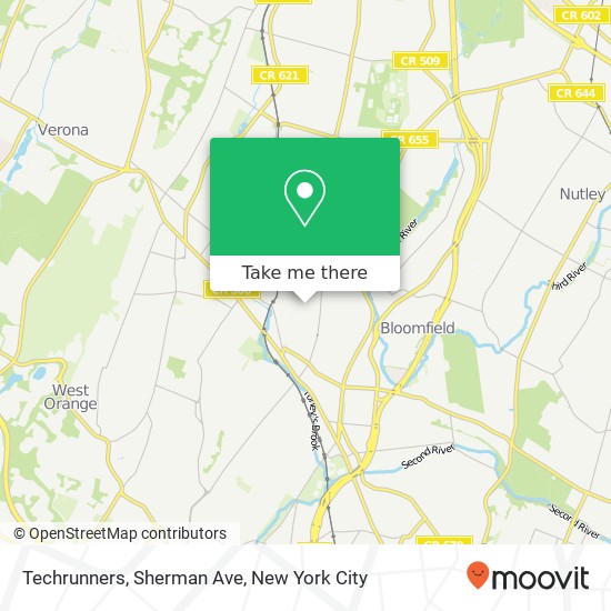 Mapa de Techrunners, Sherman Ave