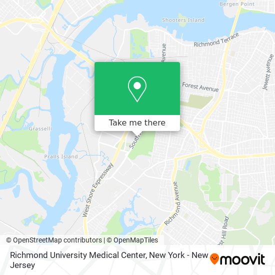 Richmond University Medical Center map