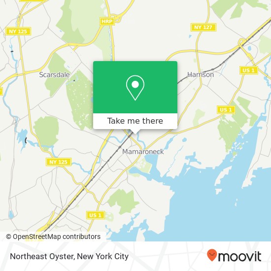 Mapa de Northeast Oyster
