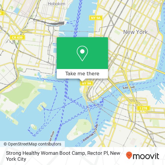 Mapa de Strong Healthy Woman Boot Camp, Rector Pl