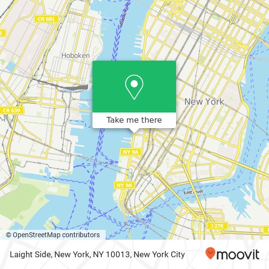 Mapa de Laight Side, New York, NY 10013