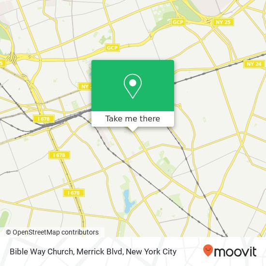 Bible Way Church, Merrick Blvd map
