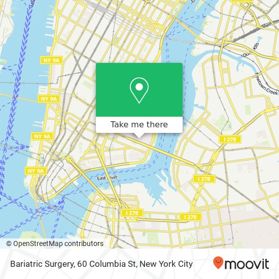 Bariatric Surgery, 60 Columbia St map