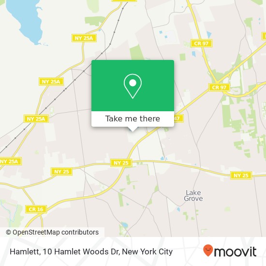 Mapa de Hamlett, 10 Hamlet Woods Dr