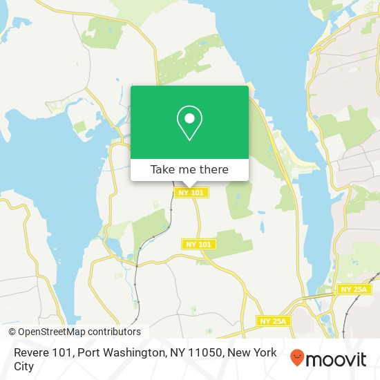 Revere 101, Port Washington, NY 11050 map