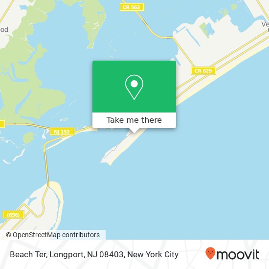Mapa de Beach Ter, Longport, NJ 08403